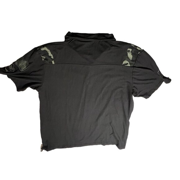 Colosseum Black Loyola AUBURN Tigers OHT Military Appreciation Sierra Polo Shirt - Picture 4 of 9